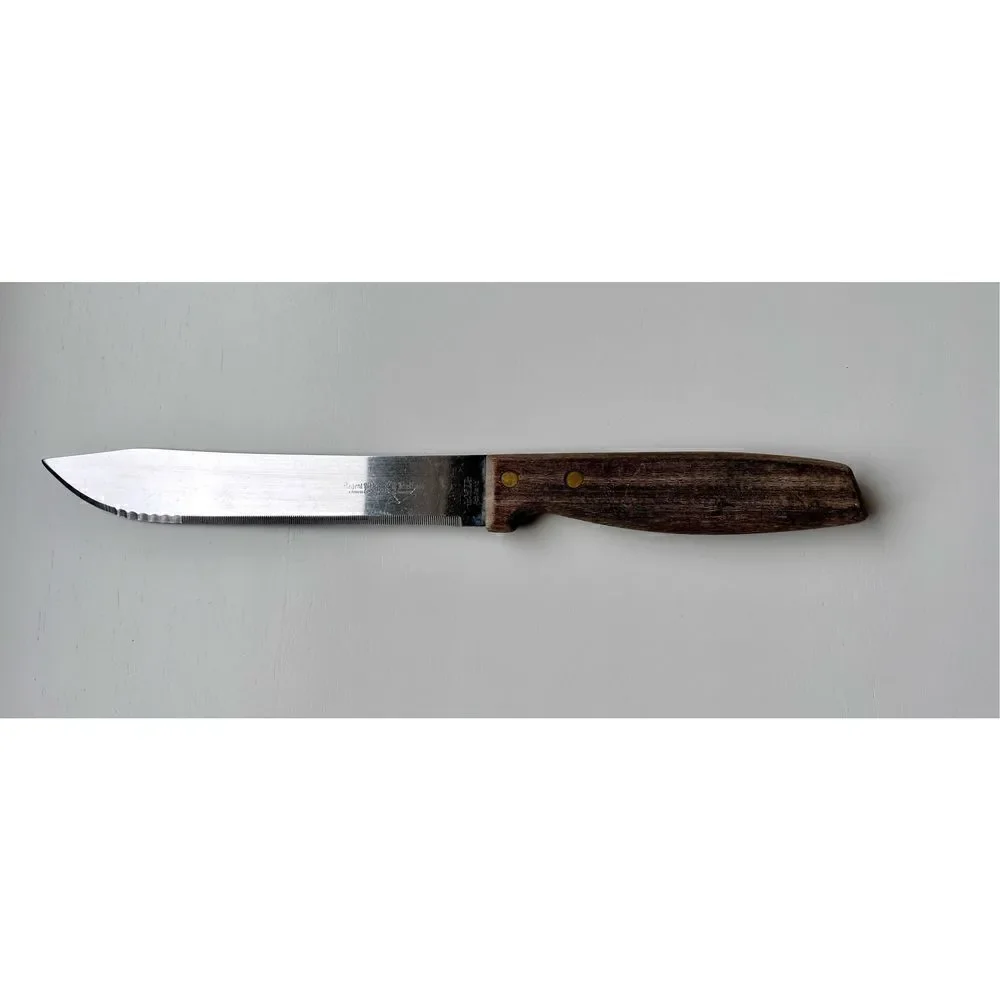 REGENT SHERWOOD Vintage Carving Knife, Stainless Steel Blade Wooden Handle